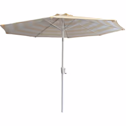 Description : Doté d'une toile ronde de 2,70 m, ce parasol crée une agréable zone d'ombre pour se détendre ou partager un rep ...