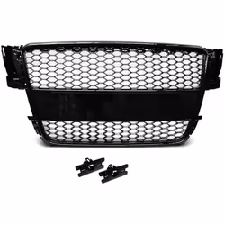 Grille Calandre Audi A5 07-11 noir brillant look RS