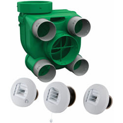Vortice - hygro ariant es - Kit vmc simple flux hygroréglable très basse consommation Kit b - Avec bouche piles