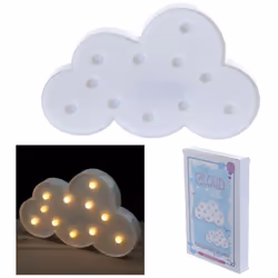 Apportez une touche de légèreté à votre intérieur avec cette lampe Nuage Fiche Technique: Composition: Plastique Type de Pile ...