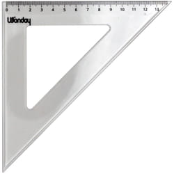 Wonday FTE700062 règle Règle de bureau 210 mm Plastique Transparent