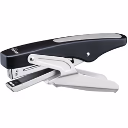 Wonday Initial, 15 feuilles, Noir, Argent, Agrafes classiques, Plier-staple, Métal, Plastique