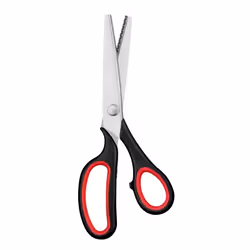 Wonday FCI230082, Adulte, Découpe de forme, Unique, Noir, Rouge, Acier inoxydable, Ciseaux pour loisirs créatifs