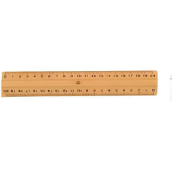 Règle plate en bois naturel - SAFETOOL - largeur 4 cm - certifiée PEFC