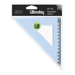 Wonday FTS700062 règle Règle de bureau 210 mm Plastique Bleu clair