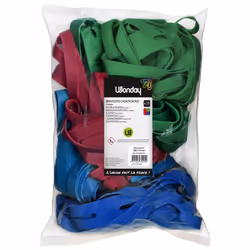 Wonday FEL250293, Bleu, Vert, Rouge, 25 pièce(s), Sac en polyéthylène