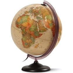 Globe terrestre lumineux 30 cm First Antique - WONDAY - FOP550563 - Pile - Mixte - Intérieur