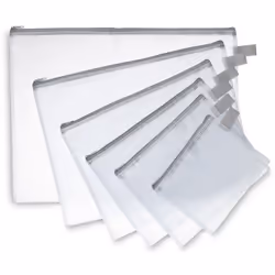 Wonday FCM100061, PVC, Gris, Transparent, Fermeture éclair, 130 mm, 170 mm
