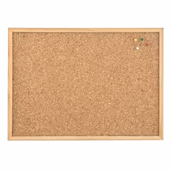 Tableau liège cadre bois 60x90cm Affichage par épingles