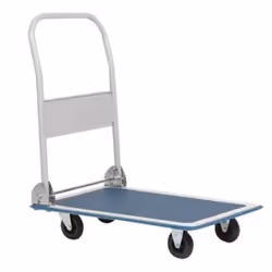 Wonday MCH500071, PVC, Acier, Chariot plat, Bleu, Gris, 150 kg, 4 roue(s), 10 cm