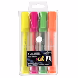Pochette de 4 surligneurs JPC
