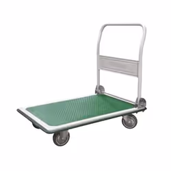 Wonday MCH500871, PVC, Acier, Chariot plat, Vert, Gris, 300 kg, 4 roue(s), 12,5 cm