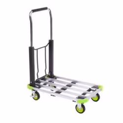 Wonday MCH400171, Aluminium, Polypropylène, Chariot plat, Noir, Vert, Gris, 100 kg, 4 roue(s), Plastique