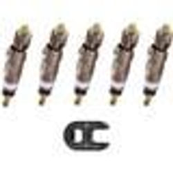Obus de valve Presta - Schwalbe - Lot de 5 - Avec clé de montage - Réparation vélo loisir - Mixte