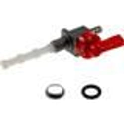 ROBINET ESSENCE MOBYLETTE PEUGEOT 101 102 103 104 105 SP MVL FOX VOGUE AVEC INDICATEUR DE POSITION ROUGE DIAMETRE 10MM