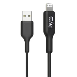 Jaym Câble USB Lightning 1M Noir