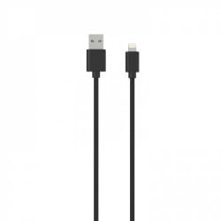 Jaym Câble USB Lightning 2.4A - Noir