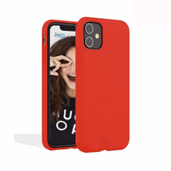 Coque Magsafe pour Apple iPhone 14 Pro Premium Silicone Microfibre Jaym Rouge