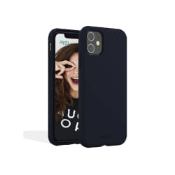 JAYM Coque Silicone iPhone 15 Pro Max - Bleu