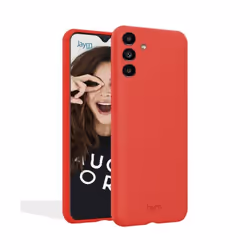Coque pour Samsung Galaxy S23 FE - JAYM - Premium Silicone Microfibre Rouge - Fermée sur tout son contour
