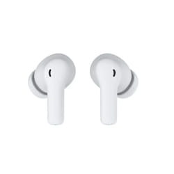 Jaym Écouteurs TWS sans fil Bluetooth 5.3 ANC ENC Affichage Digital Son Immersif Blanc