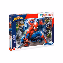 PUZZLE SPIDERMAN - 104 PIECES - COLLECTION SPIDER-MAN MARVEL - CLEMENTONI - 27116