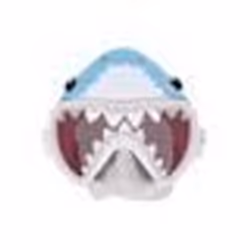 Masque de natation drole pour enfant - Modele Requin terrifiant - Jouet piscine mer plongee