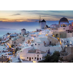 Puzzle Adulte Couche Du Soleil Dans L Archipel de Santorin - 1000 Pieces - Ravensburger Collection Paysage