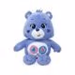 Peluche Bisounours Tougentille Mauve Avec 2 Coeurs 28 cm - Peluche Licence - Doudou Enfant - Ours