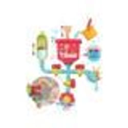 Jouet de bain ventouse : Tuyaux Folies Sophie La Girafe - Circuit deau cascade activites - Premier age bebe 10 mois+