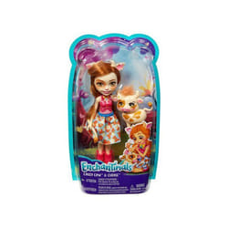 Coffret Enchantimals Poupee Cailley Cow Avec La Vache Curdle - Figurine 15cm Avec Animal - Jouet Fille - Mini-poupee