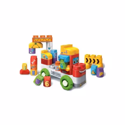 Mon camion 1.2.3 interactif Bla Bla Blocks (30 briques illustrees + 1 super bloc) - Jeu construction - Bebe et Enfant