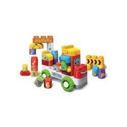 Mon camion 1.2.3 interactif Bla Bla Blocks (30 briques illustrees + 1 super bloc) - Jeu construction - Bebe et Enfant
