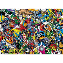 Puzzle Adulte Impossible DC - 1000 Pieces - Clementoni Avengers Batman Superman Robin - Collection Super Heroes