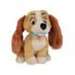 Peluche Disney : Chien Miss Lady 37 Cm - Doudou Licence Enfant - La Belle Et Le Clochard - Animal - Heros Disney Nouveaute