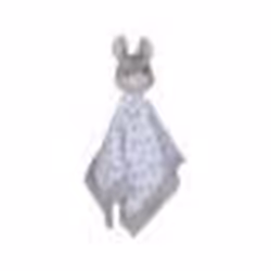 Panpan Lapin Gris : Grand Doudou Plat Lange Blanc Et Gris 39 X 39 Cm - Peluche Disney Pour Enfant Et Bebe - Naissance