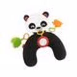 Mon coussin Activites Eveil Panda Calin avec 3 Jouets amovibles - Bebe naissance Premier Age - Tapis Jeu assis et sur le vent ...