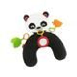 Mon coussin Activites Eveil Panda Calin avec 3 Jouets amovibles - Bebe naissance Premier Age - Tapis Jeu assis et sur le ventre
