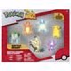 Coffret 6 Pokemon Salamèche Mimiqui Pikachu Carapuce Bulbizarre Toxizap - Figurine De Combat Jouet Garcon