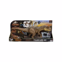 Grand Dinosaure Tyrannosaurus Rex 54 cm - Articulé Et Sonore - Jurassic World - Dino Escape Furie Supreme - Set