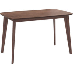 Table rectangulaire Oman 4 personnes en bois foncé 120 cm - Oman