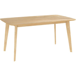 Table rectangulaire 6 personnes en bois clair 150 cm - Oman