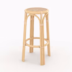 Tabouret de bar 77 cm en rotin - Vania