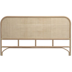 Tête de lit 160 cm en rotin naturel - Grace