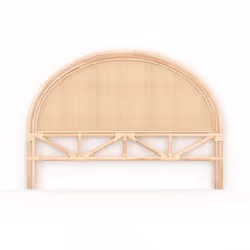 Tête de lit 140 cm en rotin et cannage - Madya