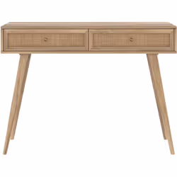 Console en bois de manguier 2 tiroirs - Masala
