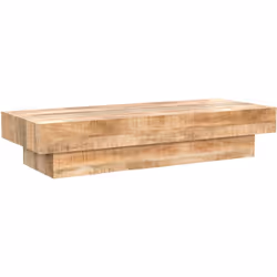Table basse rectangulaire en bois de manguier - Aréto