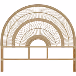 Tête de lit en rotin naturel 140 cm - Astéria