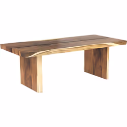 Table rectangulaire 10 personnes en bois de suar 240 cm - Tanah