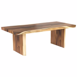 Table rectangulaire 8 personnes en bois de suar 220 cm - Tanah